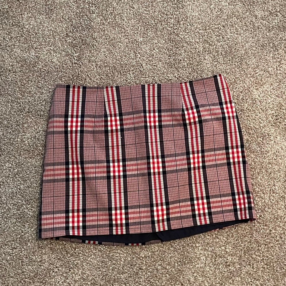 3X Plaid Skirt